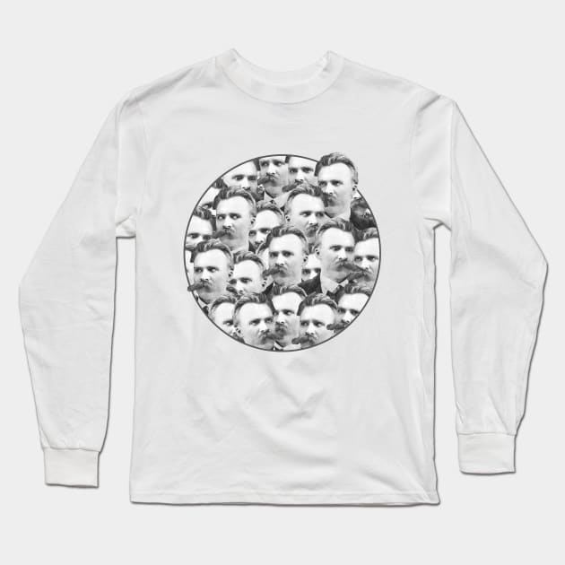 Sea of Nietzsches Long Sleeve T-Shirt by Dead Philosophers in Heaven